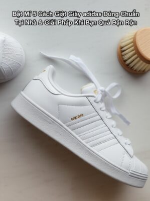 Bật Mí 5 Cách Giặt Giày adidas Đúng Chuẩn Tại Nhà & Giải Pháp Khi Bạn Quá Bận Rộn