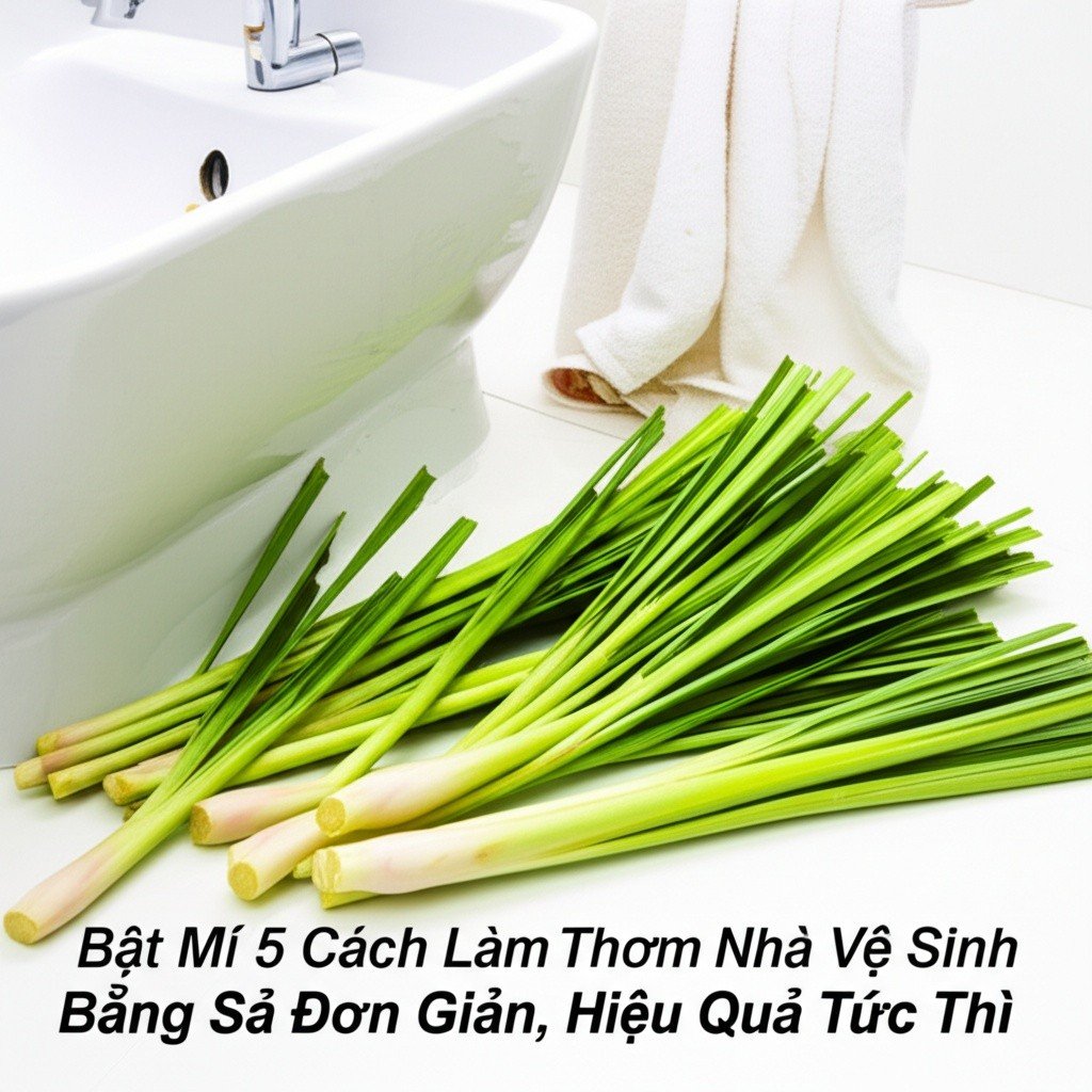 Hình minh họa cho bài viết: Bật Mí 5 Cách Làm Thơm Nhà Vệ Sinh Bằng Sả Đơn Giản, Hiệu Quả Tức Thì