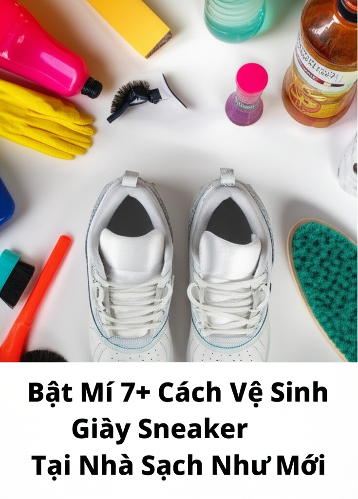 Hình minh họa cho bài viết: Bật Mí 7+ Cách Vệ Sinh Giày Sneaker Tại Nhà Sạch Như Mới