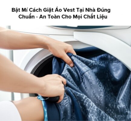 Bật Mí Cách Giặt Áo Vest Tại Nhà Đúng Chuẩn - An Toàn Cho Mọi Chất Liệu