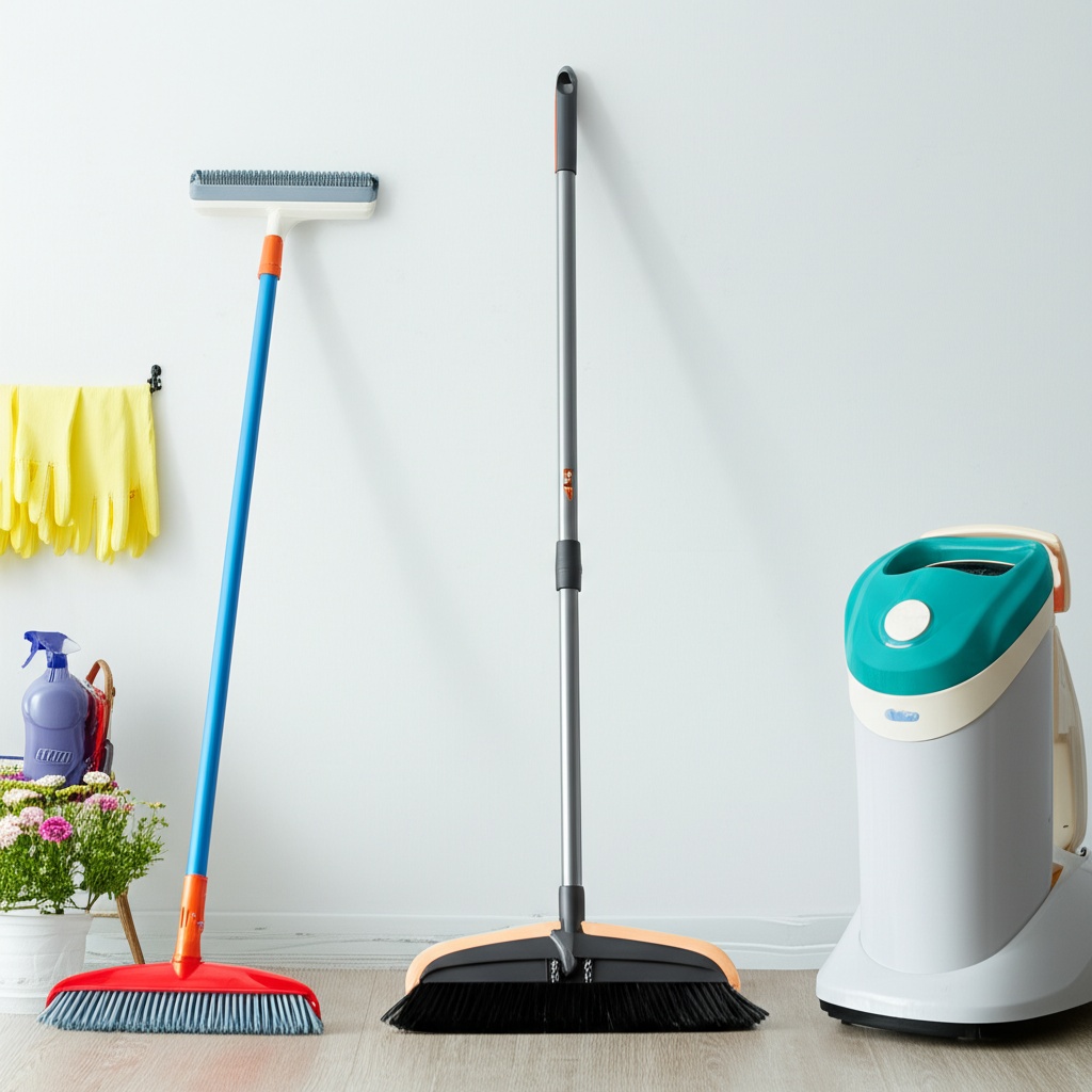 Hình minh họa cho bài viết: Bí Kíp Chọn Dụng Cụ Dọn Dẹp Nhà Cửa Thông Minh: Nâng Tầm Không Gian Sống