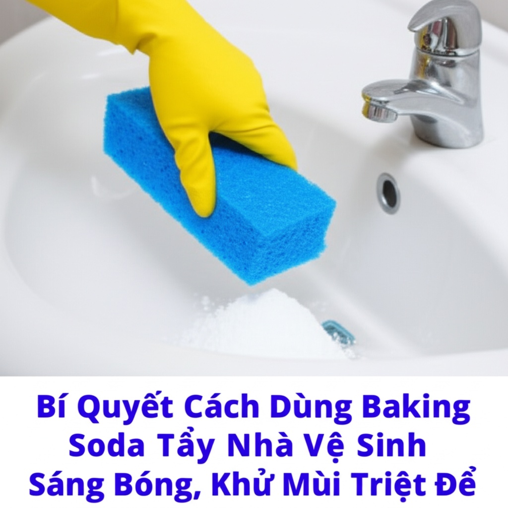 Hình minh họa cho bài viết: Bí Quyết Cách Dùng Baking Soda Tẩy Nhà Vệ Sinh Sáng Bóng, Khử Mùi Triệt Để