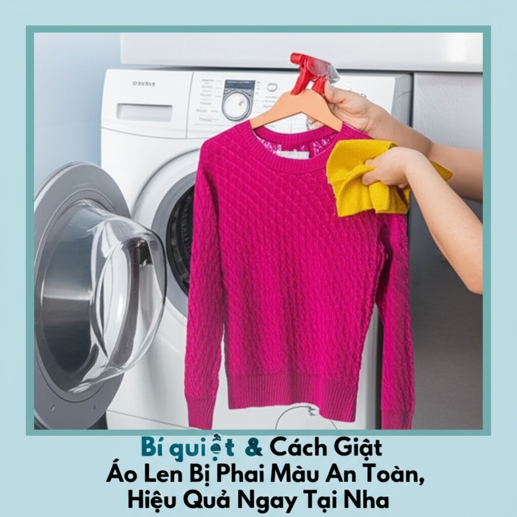 Hình minh họa cho bài viết: Bí quyết & Cách Giặt Áo Len Bị Phai Màu An Toàn, Hiệu Quả Ngay Tại Nhà