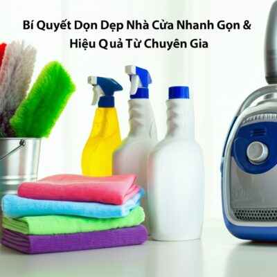 Bí Quyết Dọn Dẹp Nhà Cửa Nhanh Gọn & Hiệu Quả Từ Chuyên Gia