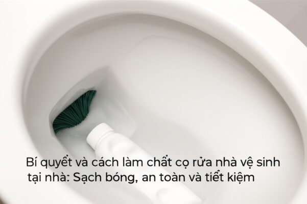 Bí quyết và cách làm chất cọ rửa nhà vệ sinh tại nhà: Sạch bóng, an toàn và tiết kiệm