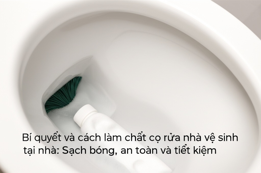 Hình minh họa cho bài viết: Bí quyết và cách làm chất cọ rửa nhà vệ sinh tại nhà: Sạch bóng, an toàn và tiết kiệm
