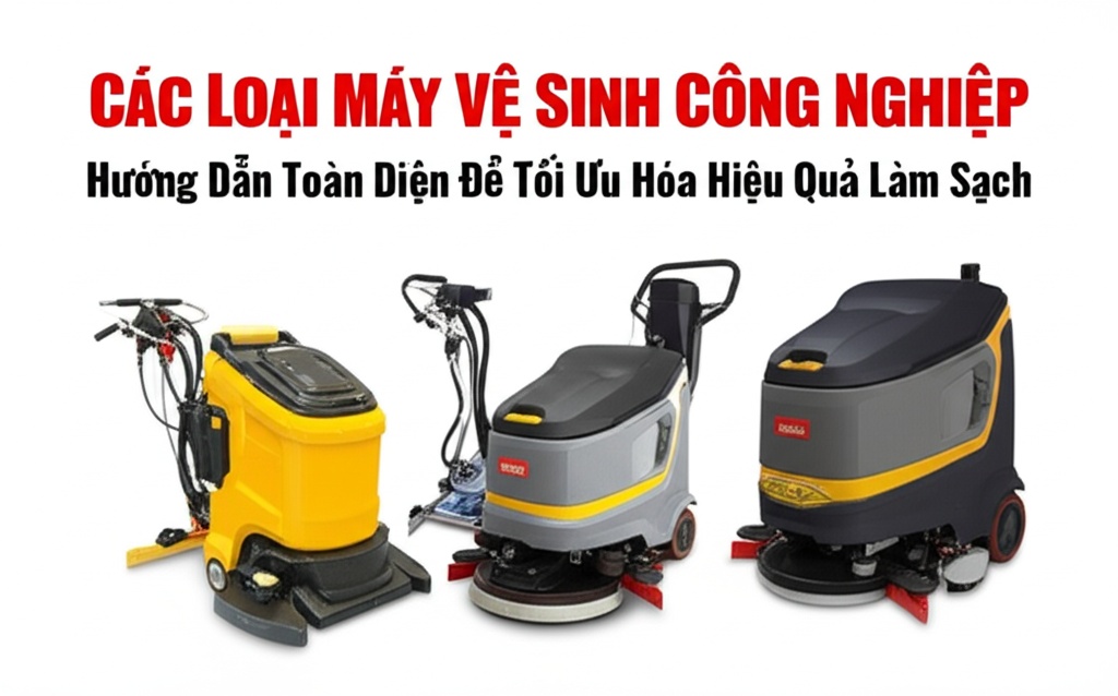 Hình minh họa cho bài viết: Các Loại Máy Vệ Sinh Công Nghiệp: Hướng Dẫn Toàn Diện Để Tối Ưu Hóa Hiệu Quả Làm Sạch