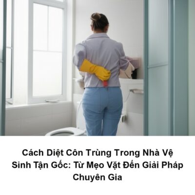 Cách Diệt Côn Trùng Trong Nhà Vệ Sinh Tận Gốc: Từ Mẹo Vặt Đến Giải Pháp Chuyên Gia