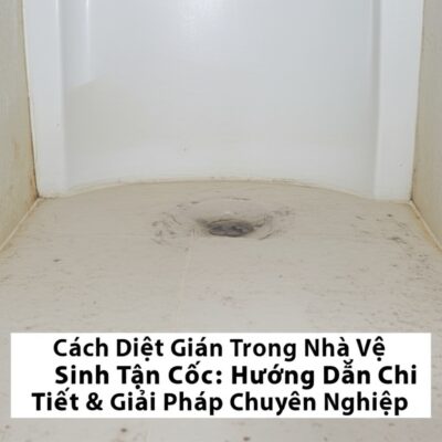 Cách Diệt Gián Trong Nhà Vệ Sinh Tận Gốc: Hướng Dẫn Chi Tiết & Giải Pháp Chuyên Nghiệp