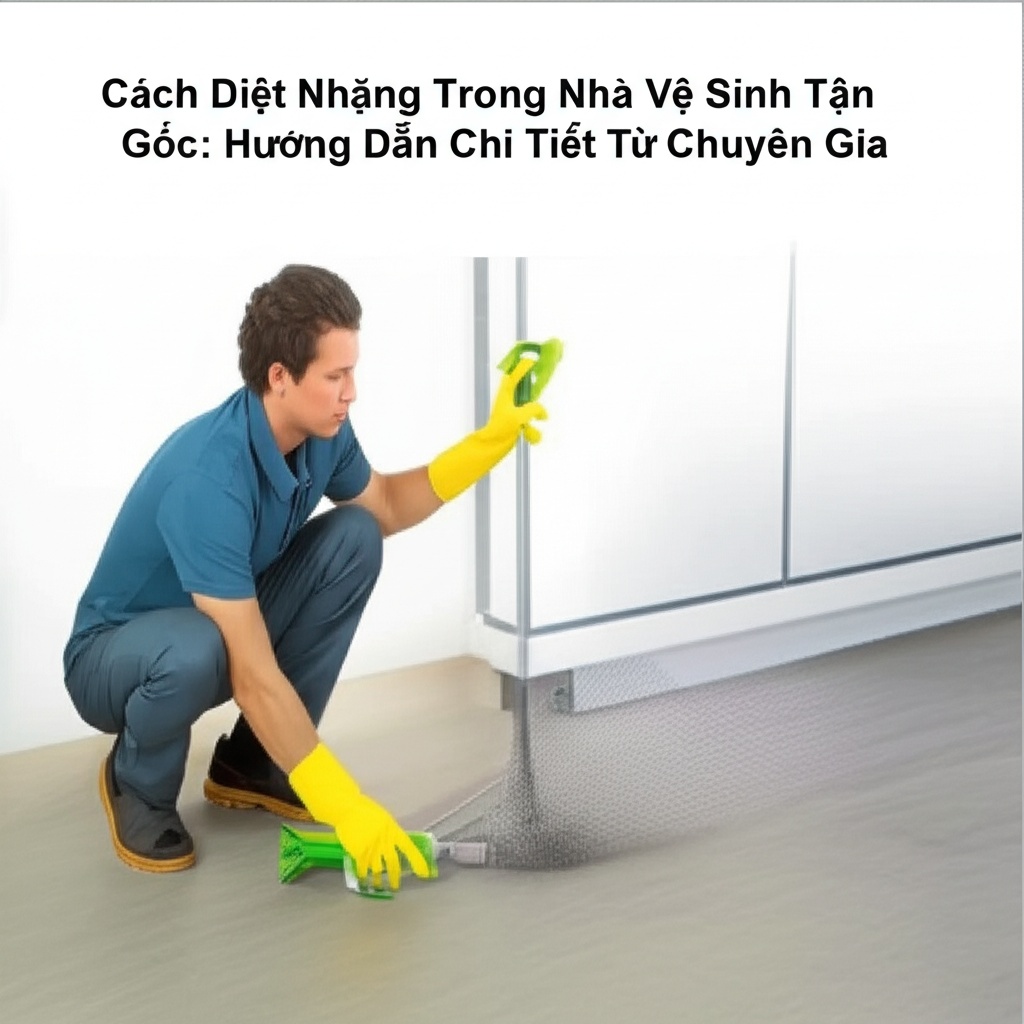 Hình minh họa cho bài viết: Cách Diệt Nhặng Trong Nhà Vệ Sinh Tận Gốc: Hướng Dẫn Chi Tiết Từ Chuyên Gia