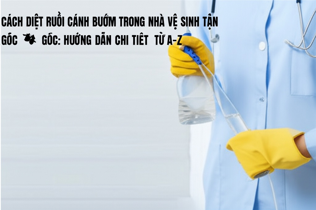 Hình minh họa cho bài viết: Cách Diệt Ruồi Cánh Bướm Trong Nhà Vệ Sinh Tận Gốc: Hướng Dẫn Chi Tiết Từ A-Z