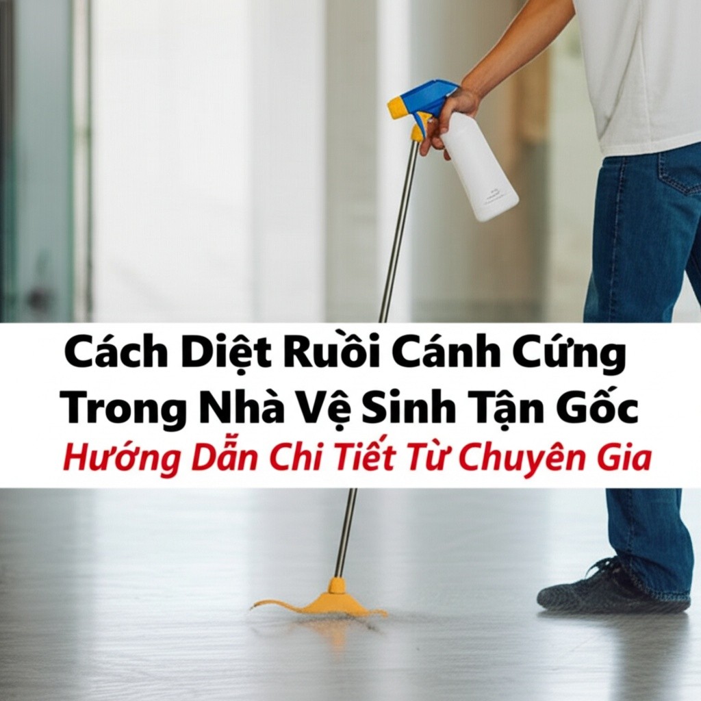 Hình minh họa cho bài viết: Cách Diệt Ruồi Cánh Cứng Trong Nhà Vệ Sinh Tận Gốc: Hướng Dẫn Chi Tiết Từ Chuyên Gia