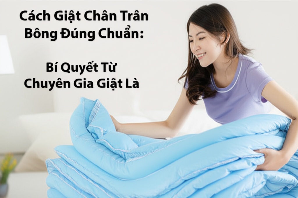 Hình minh họa cho bài viết: Cách Giặt Chăn Trần Bông Đúng Chuẩn: Bí Quyết Từ Chuyên Gia Giặt Là