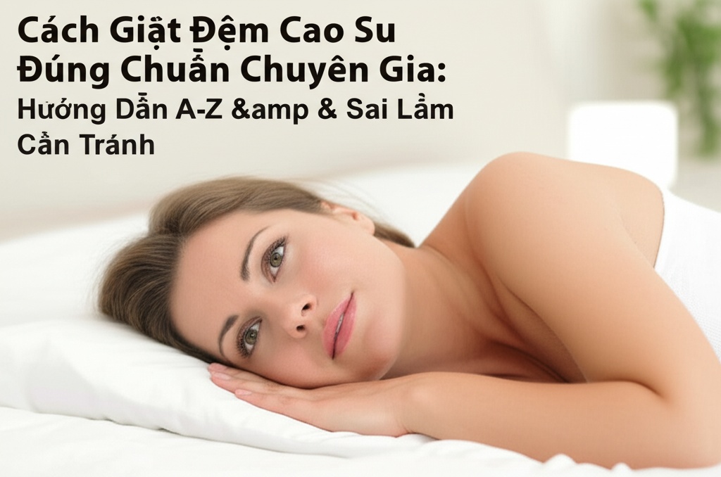 Hình minh họa cho bài viết: Cách Giặt Đệm Cao Su Đúng Chuẩn Chuyên Gia: Hướng Dẫn A-Z & Sai Lầm Cần Tránh
