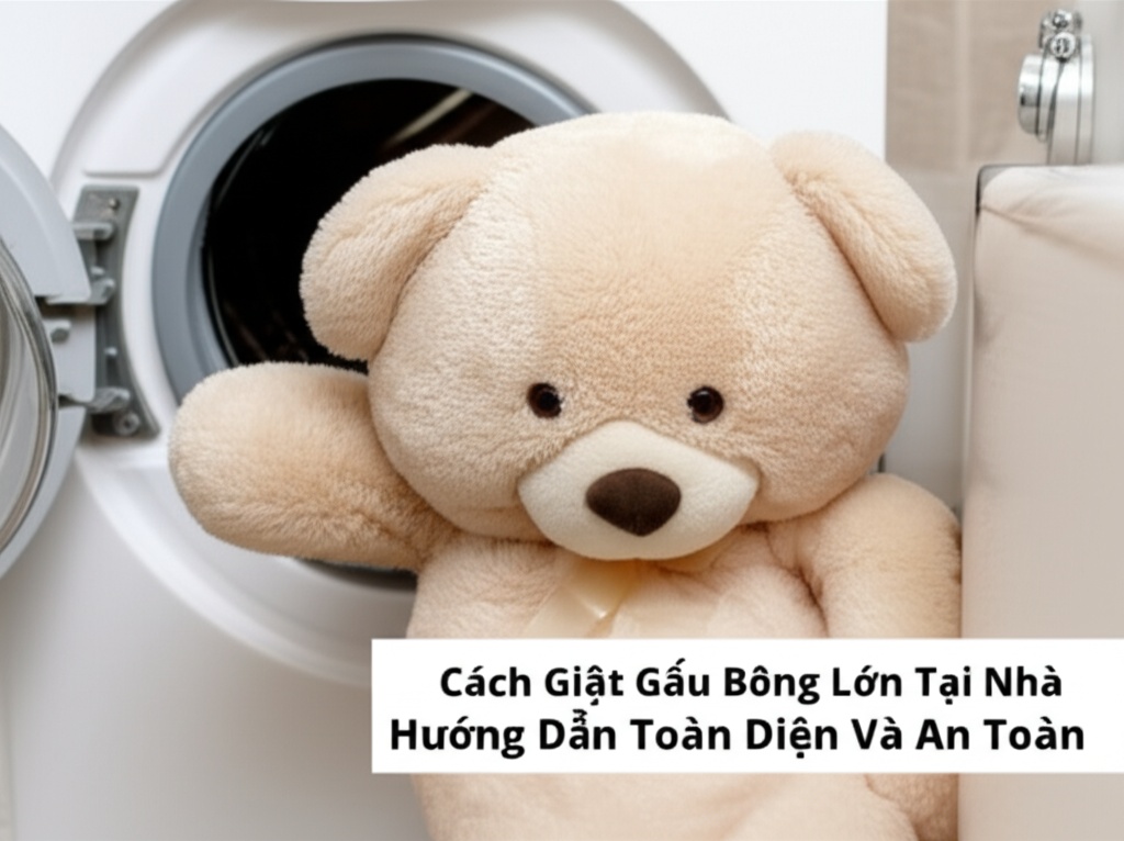 Hình minh họa cho bài viết: Cách Giặt Gấu Bông Lớn Tại Nhà: Hướng Dẫn Toàn Diện Và An Toàn
