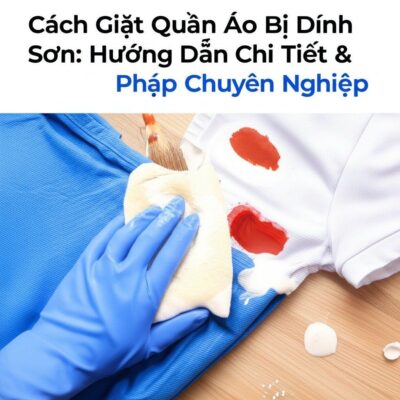 Cách Giặt Quần Áo Bị Dính Sơn: Hướng Dẫn Chi Tiết & Giải Pháp Chuyên Nghiệp