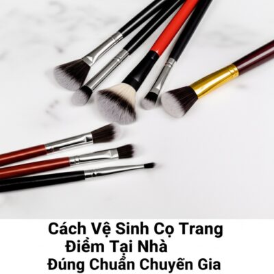 Cách Vệ Sinh Cọ Trang Điểm Tại Nhà Đúng Chuẩn Chuyên Gia
