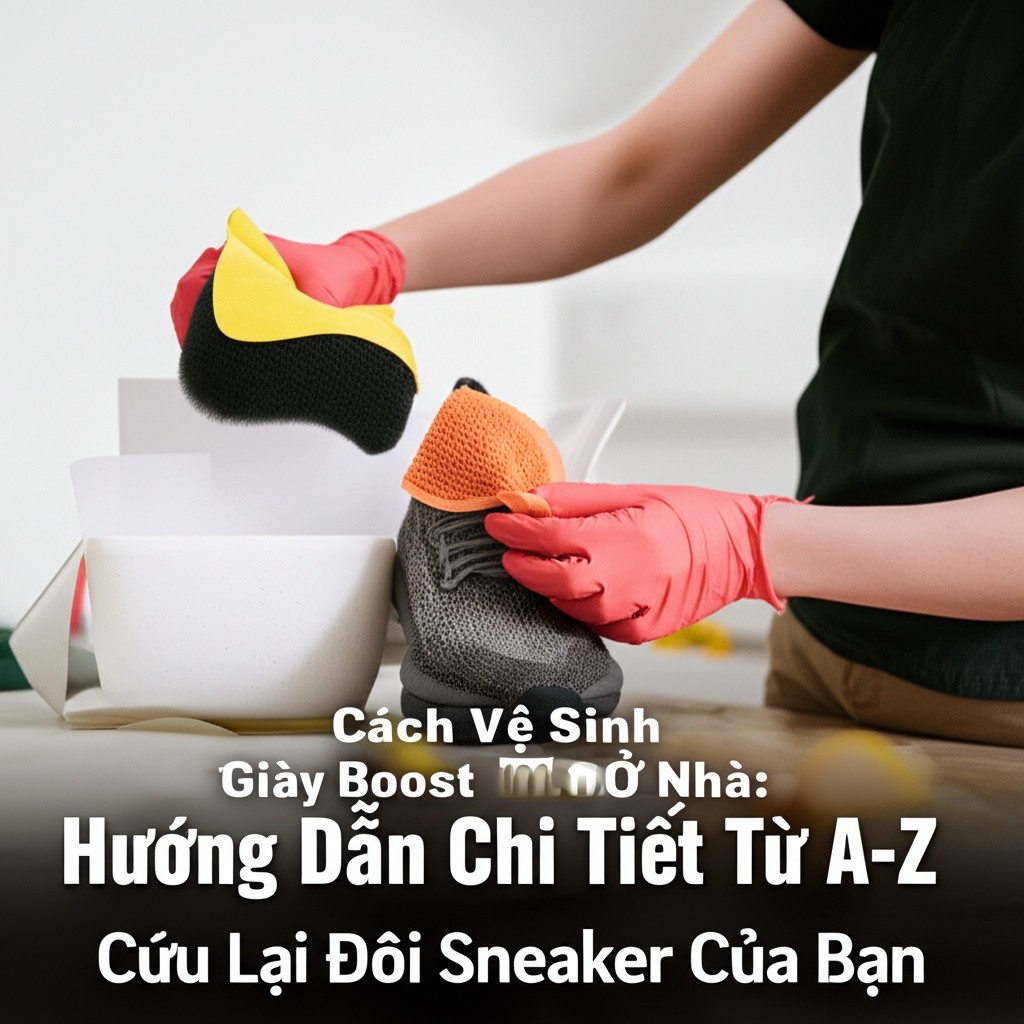 Hình minh họa cho bài viết: Cách Vệ Sinh Giày Boost Ở Nhà: Hướng Dẫn Chi Tiết Từ A-Z Cứu Lại Đôi Sneaker Của Bạn