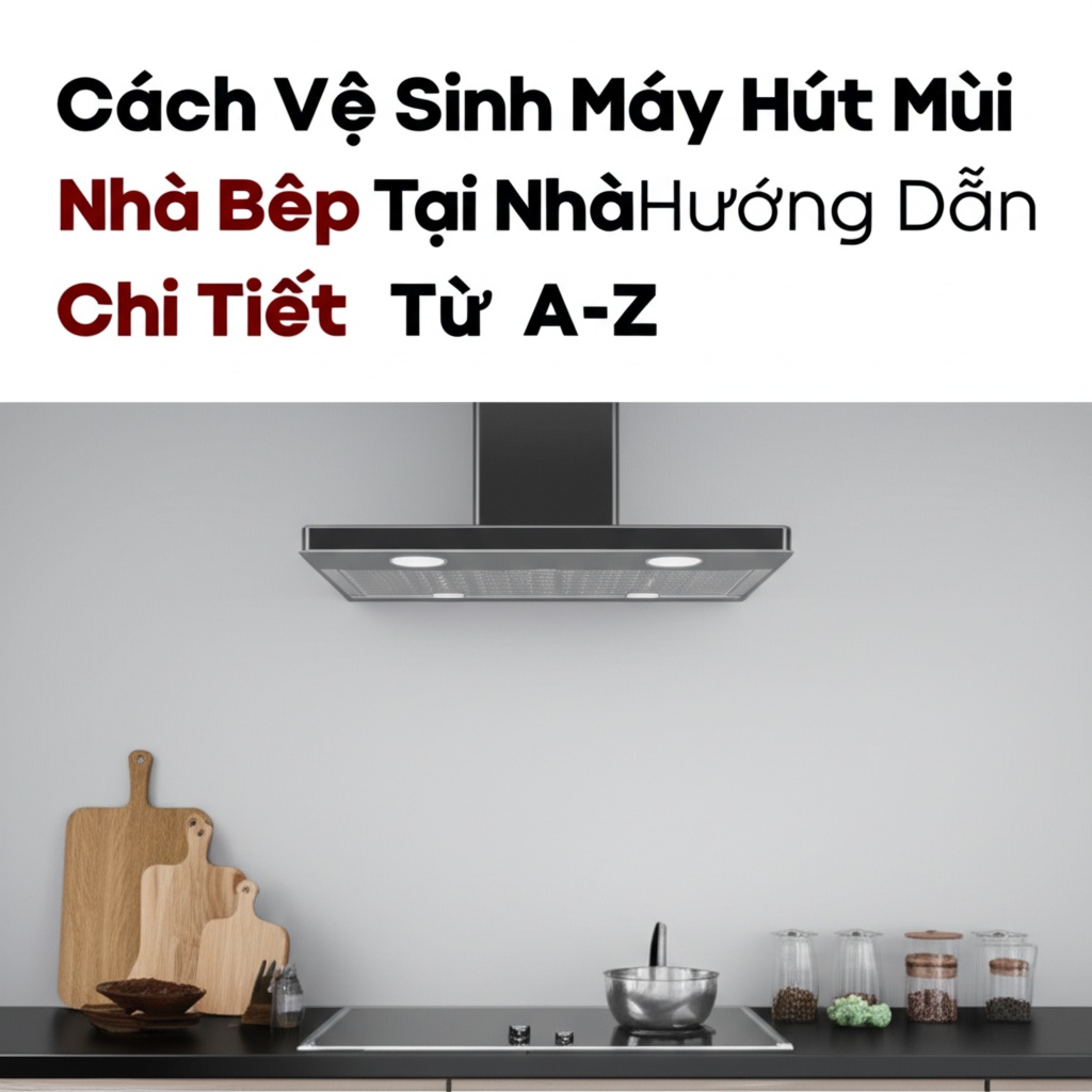 Hình minh họa cho bài viết: Cách Vệ Sinh Máy Hút Mùi Nhà Bếp Tại Nhà: Hướng Dẫn Chi Tiết Từ A-Z