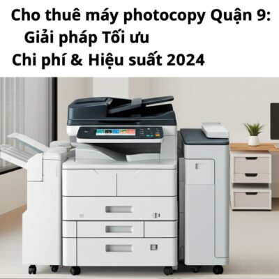 Cho thuê máy photocopy Quận 9: Giải pháp Tối ưu Chi phí & Hiệu suất 2024