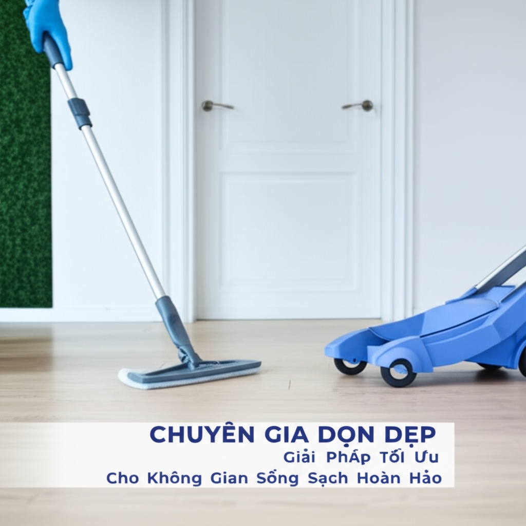Hình minh họa cho bài viết: Chuyên Gia Dọn Dẹp: Giải Pháp Tối Ưu Cho Không Gian Sống Sạch Hoàn Hảo