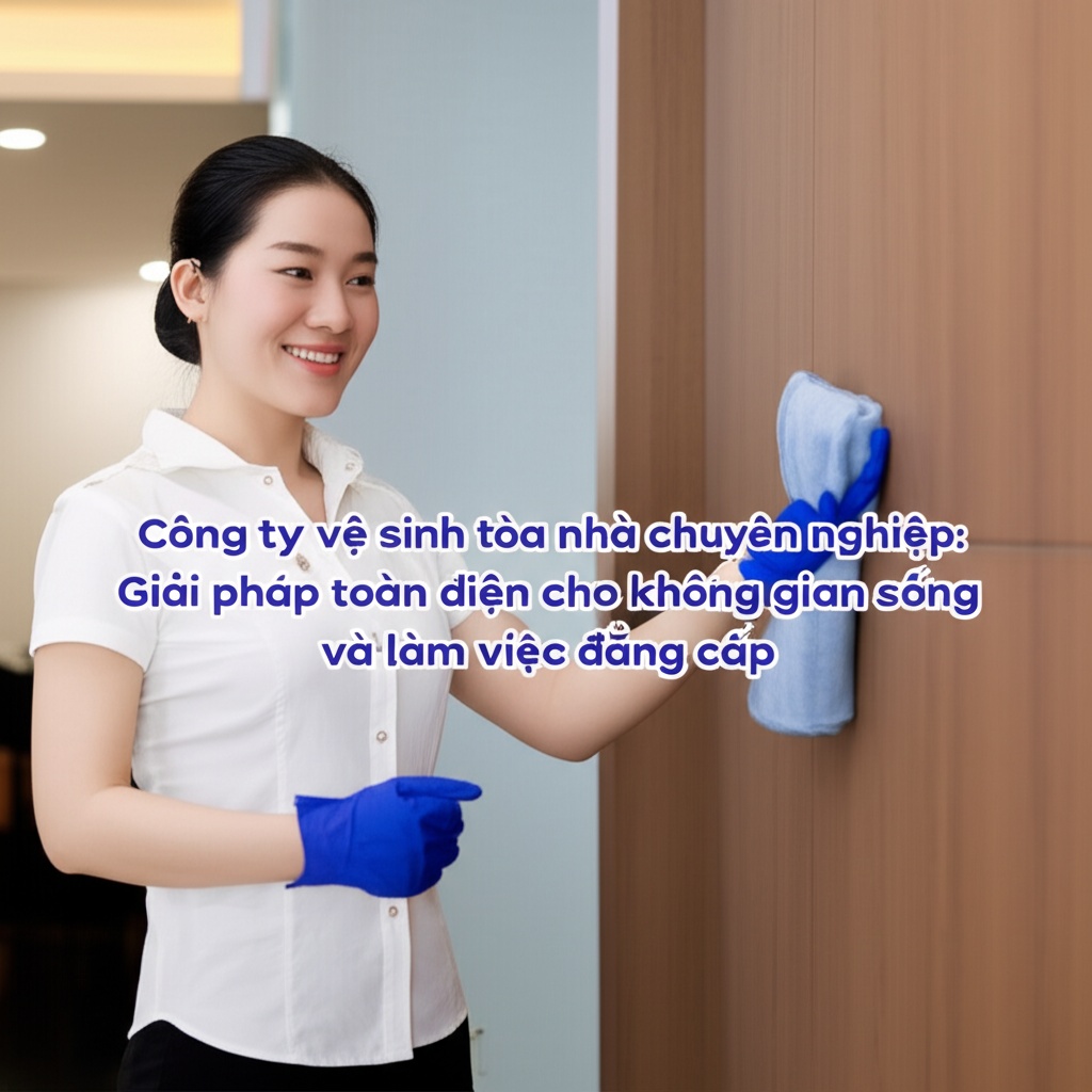 Hình minh họa cho bài viết: Công ty vệ sinh tòa nhà chuyên nghiệp: Giải pháp toàn diện cho không gian sống và làm việc đẳng cấp