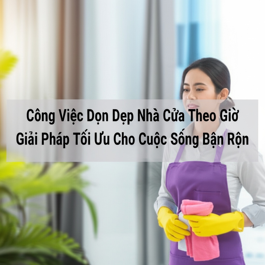 Hình minh họa cho bài viết: Công Việc Dọn Dẹp Nhà Cửa Theo Giờ: Giải Pháp Tối Ưu Cho Cuộc Sống Bận Rộn