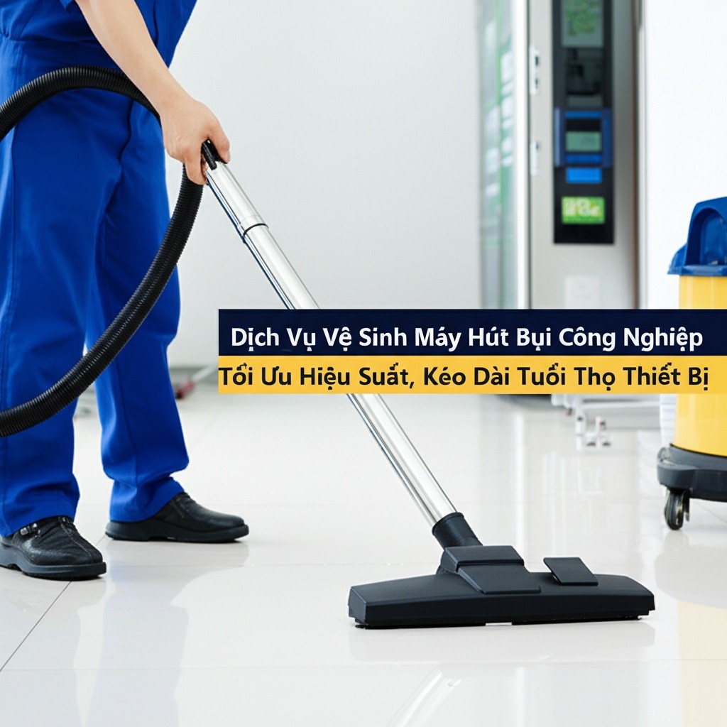 Hình minh họa cho bài viết: Dịch Vụ Vệ Sinh Máy Hút Bụi Công Nghiệp: Tối Ưu Hiệu Suất, Kéo Dài Tuổi Thọ Thiết Bị