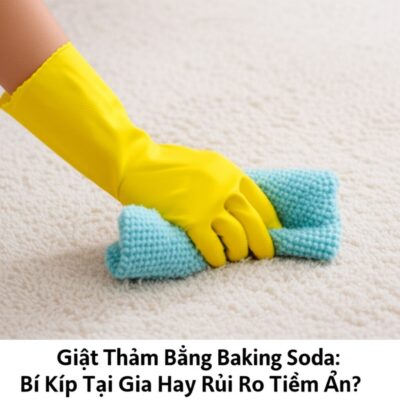 Giặt Thảm Bằng Baking Soda: Bí Kíp Tại Gia Hay Rủi Ro Tiềm Ẩn?