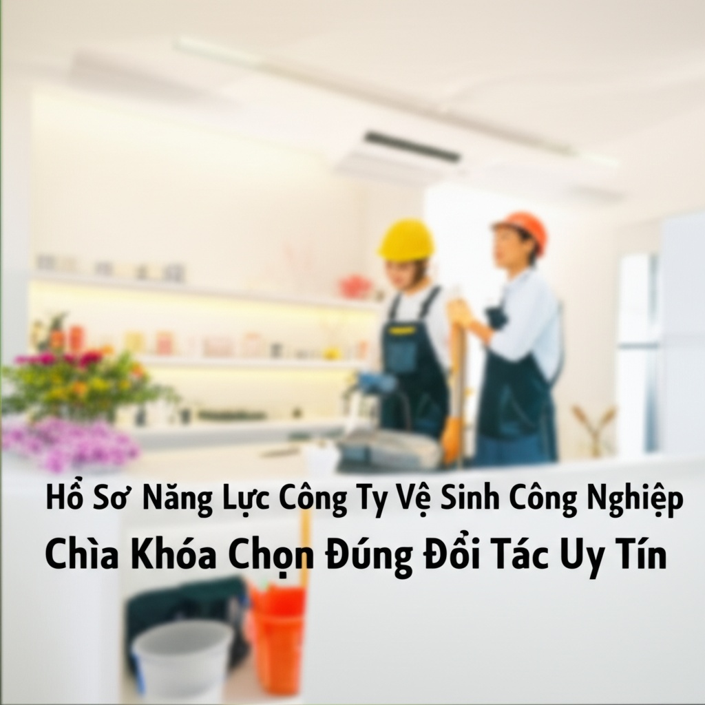 Hình minh họa cho bài viết: Hồ Sơ Năng Lực Công Ty Vệ Sinh Công Nghiệp: Chìa Khóa Chọn Đúng Đối Tác Uy Tín