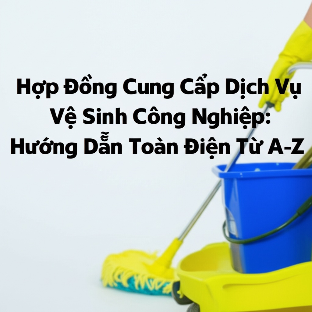 Hình minh họa cho bài viết: Hợp Đồng Cung Cấp Dịch Vụ Vệ Sinh Công Nghiệp: Hướng Dẫn Toàn Diện Từ A-Z