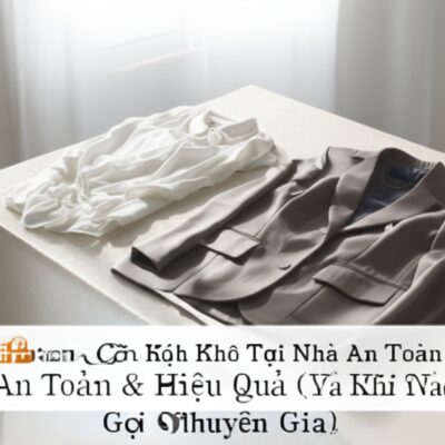 Hướng Dẫn Cách Giặt Khô Tại Nhà An Toàn & Hiệu Quả (Và Khi Nào Nên Gọi Chuyên Gia)