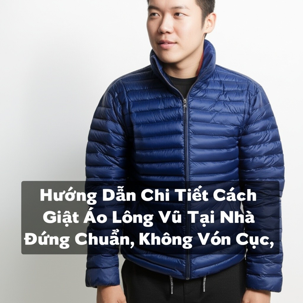 Hình minh họa cho bài viết: Hướng Dẫn Chi Tiết Cách Giặt Áo Lông Vũ Tại Nhà Đúng Chuẩn, Không Vón Cục