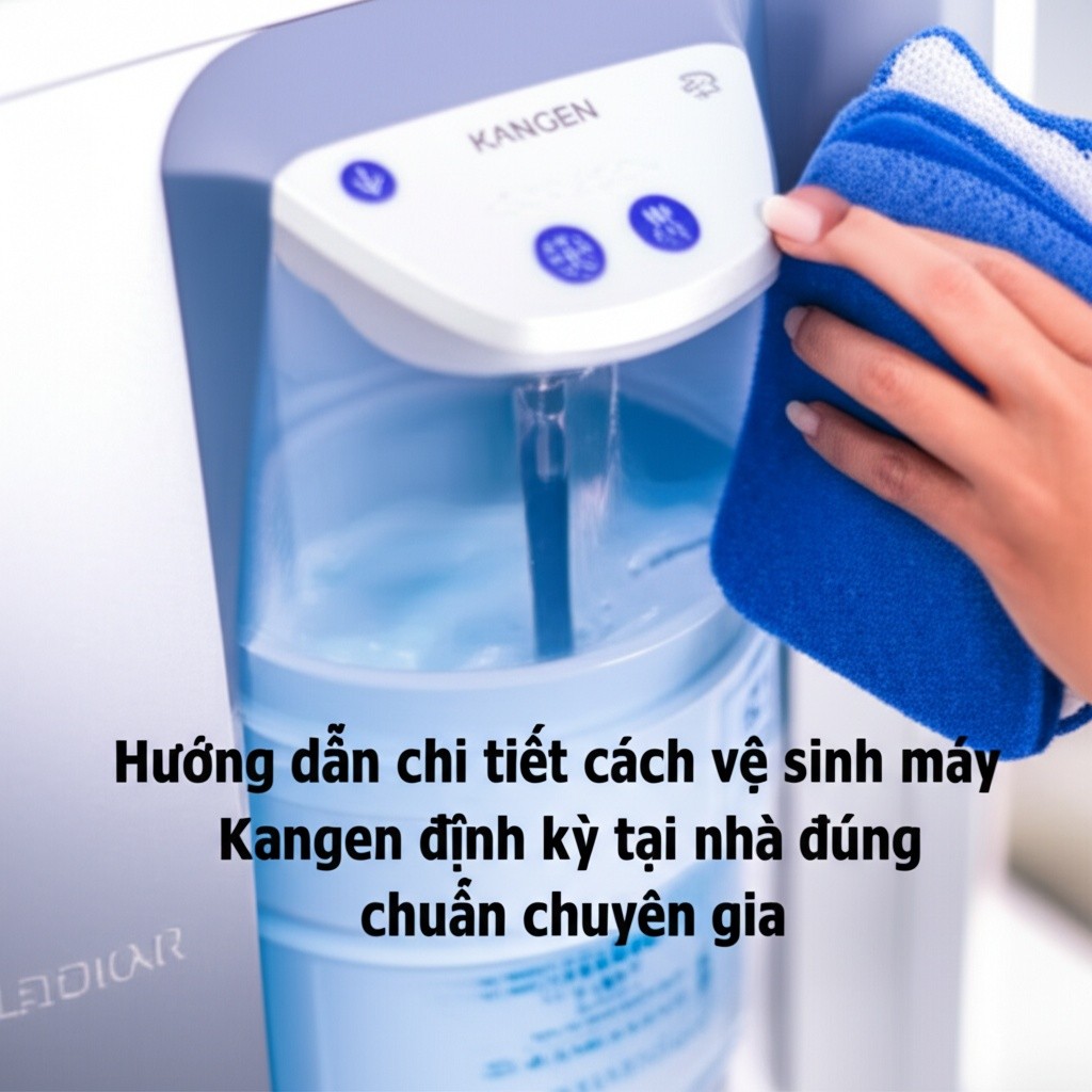 Hình minh họa cho bài viết: Hướng dẫn chi tiết cách vệ sinh máy Kangen định kỳ tại nhà đúng chuẩn chuyên gia