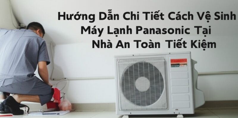 Hướng Dẫn Chi Tiết Cách Vệ Sinh Máy Lạnh Panasonic Tại Nhà An Toàn, Tiết Kiệm