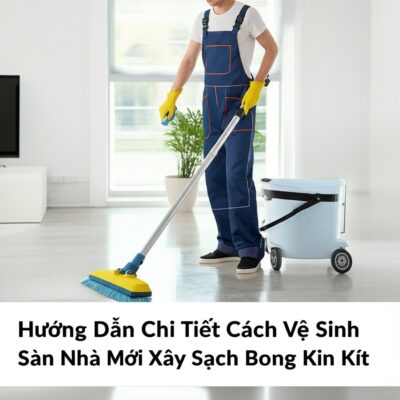 Hướng Dẫn Chi Tiết Cách Vệ Sinh Sàn Nhà Mới Xây Sạch Bong Kin Kít