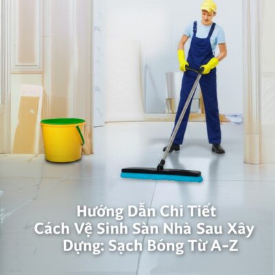Hướng Dẫn Chi Tiết Cách Vệ Sinh Sàn Nhà Sau Xây Dựng: Sạch Bóng Từ A-Z