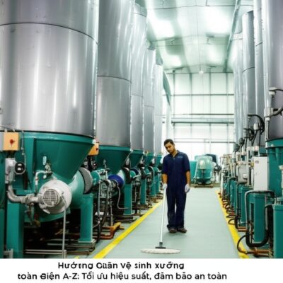 Hướng dẫn vệ sinh nhà xưởng toàn diện A-Z: Tối ưu hiệu suất, đảm bảo an toàn