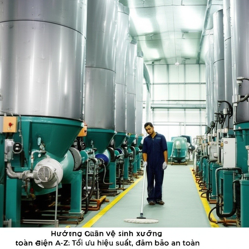 Hình minh họa cho bài viết: Hướng dẫn vệ sinh nhà xưởng toàn diện A-Z: Tối ưu hiệu suất, đảm bảo an toàn