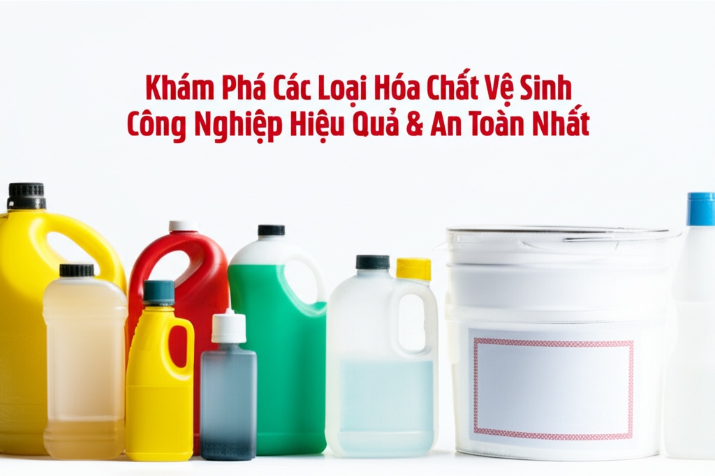 Hình minh họa cho bài viết: Khám Phá Các Loại Hóa Chất Vệ Sinh Công Nghiệp Hiệu Quả & An Toàn Nhất