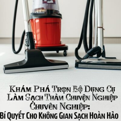 Khám Phá Trọn Bộ Dụng Cụ Làm Sạch Thảm Chuyên Nghiệp: Bí Quyết Cho Không Gian Sạch Hoàn Hảo