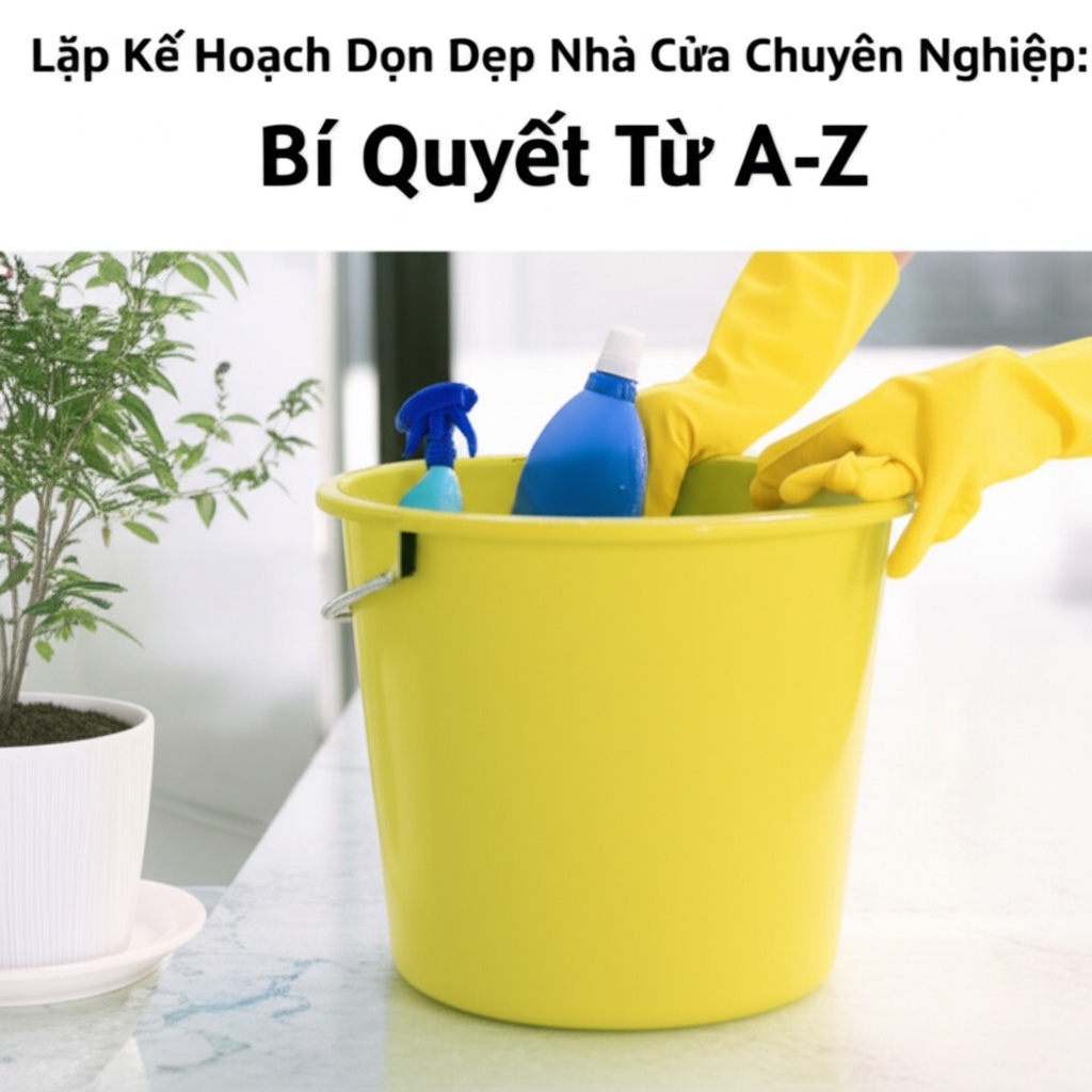 Hình minh họa cho bài viết: Lập Kế Hoạch Dọn Dẹp Nhà Cửa Chuyên Nghiệp: Bí Quyết Từ A-Z