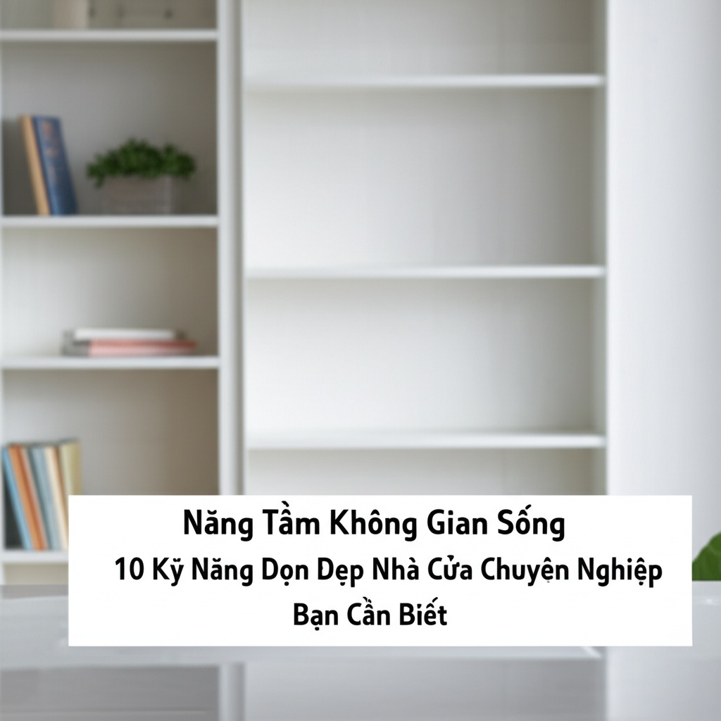 Hình minh họa cho bài viết: Nâng Tầm Không Gian Sống: 10 Kỹ Năng Dọn Dẹp Nhà Cửa Chuyên Nghiệp Bạn Cần Biết