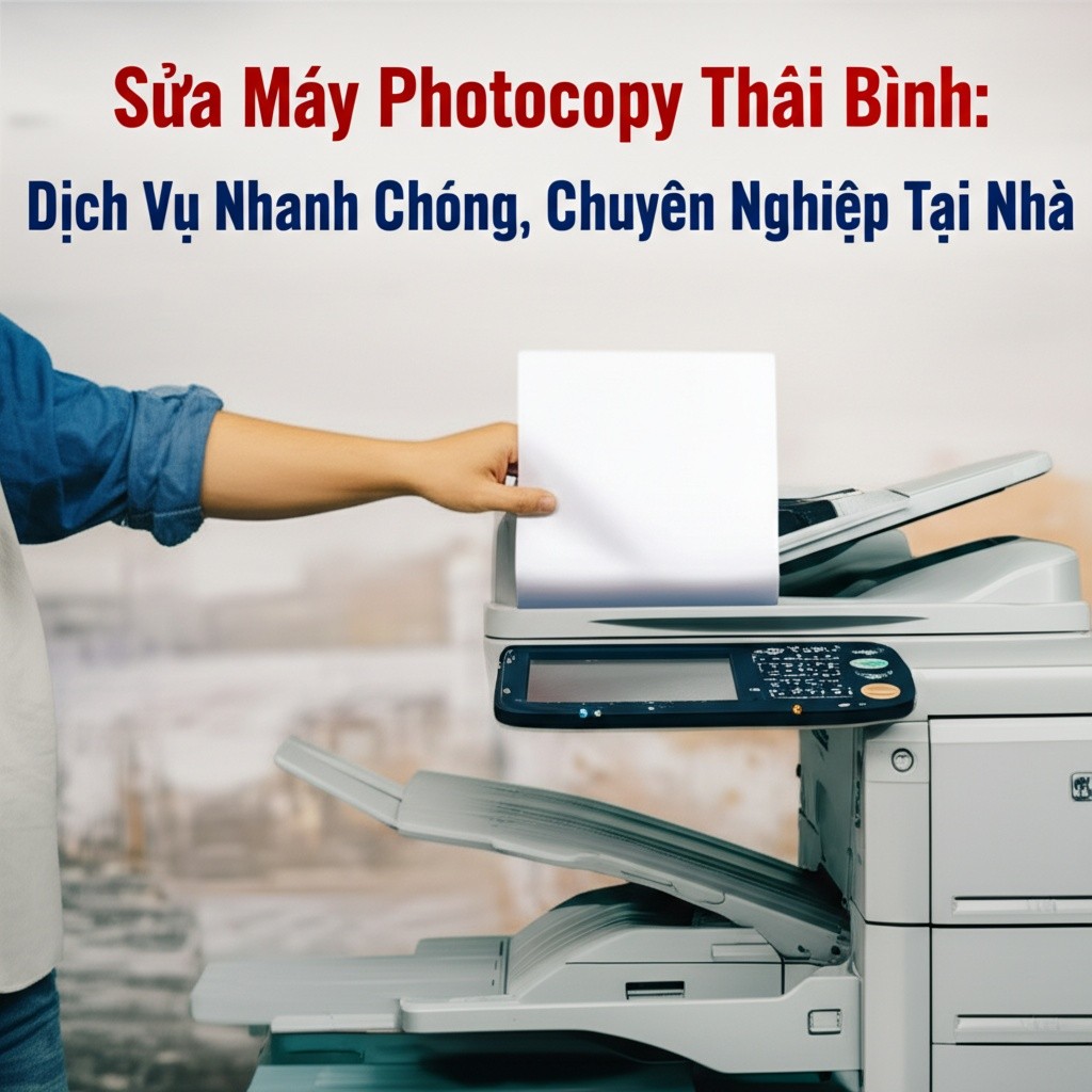 Sửa Máy Photocopy Thái Bình: Dịch Vụ Nhanh Chóng, Chuyên Nghiệp Tại Nhà